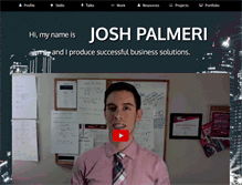 Tablet Screenshot of joshpalmeri.com